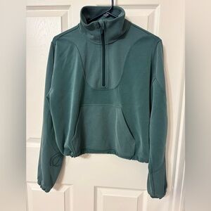 lululemon athletica Women's Teal Half-Zip Pullover